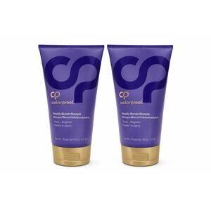 Colorproof Weekly Blonde Masque Brightening Hair Treatment 5.2oz Lot of 2